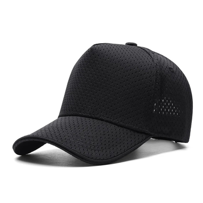 Özel 5 Panel Mesh Beyzbol Şapkası Dışarıda Nefes Alıcı Yüksek Taç Blank Trucker Mesh Şapkası