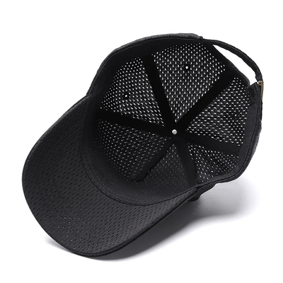 Özel 5 Panel Mesh Beyzbol Şapkası Dışarıda Nefes Alıcı Yüksek Taç Blank Trucker Mesh Şapkası