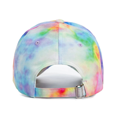 Özel Moda Hip Hop 6 Panel Dye Dye Beyzbol Şapkası Başlık Yüksek Taç Düzensiz Baseball Şapkaları
