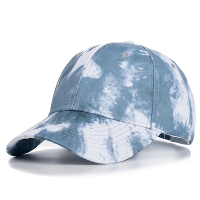 Özel Moda Hip Hop 6 Panel Dye Dye Beyzbol Şapkası Başlık Yüksek Taç Düzensiz Baseball Şapkaları