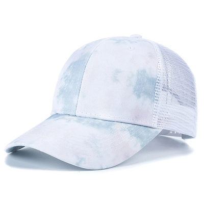 Özel Moda Hip Hop 6 Panel Dye Dye Beyzbol Şapkası Başlık Yüksek Taç Düzensiz Baseball Şapkaları
