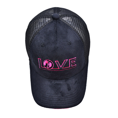 Sandviç Kavisli Kenar 5 Panel Kadife Kamyon Şapkası Toptan Satış Gorra Kamyon Şapkası Özel Logo