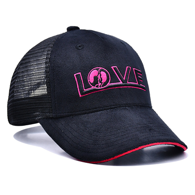 Sandviç Kavisli Kenar 5 Panel Kadife Kamyon Şapkası Toptan Satış Gorra Kamyon Şapkası Özel Logo