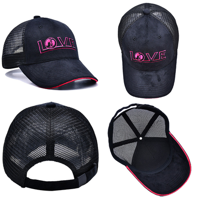 Sandviç Kavisli Kenar 5 Panel Kadife Kamyon Şapkası Toptan Satış Gorra Kamyon Şapkası Özel Logo