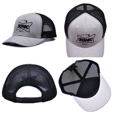 Toptan Snapback Trucker Şapkası 6 Panel Mesh Şapka 3d nakış Özel Trucker Şapka