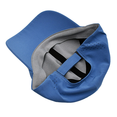 Alışveriş Alanı Plain 6 Panel Hafif Hızlı Kuru Spor Beyzbol Şapkası Performans Lazer Kesme Delik Spor Baba Şapkası
