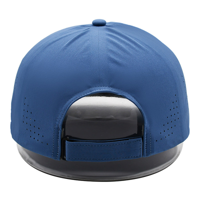 Alışveriş Alanı Plain 6 Panel Hafif Hızlı Kuru Spor Beyzbol Şapkası Performans Lazer Kesme Delik Spor Baba Şapkası