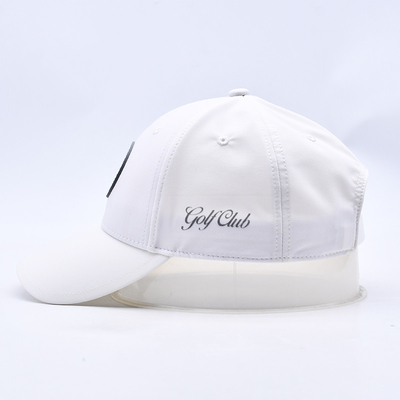 Dışarıda Özel Yansıtıcı Logo Hızlı Kurutma Su geçirmez Spor Şapkaları Işıklandırma 6 Panel Golf Şapkası Erkekler İçin