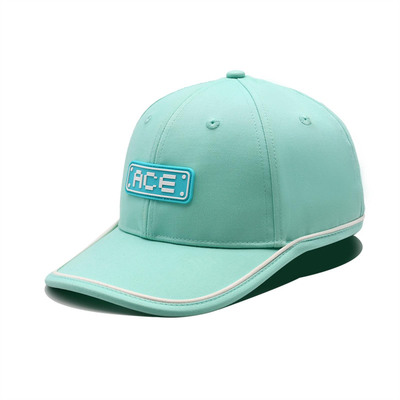 OEM Custom Ace Kauçuk Patch Pvc Logo Beyzbol Cap 6 Panel Spor Şapkaları Gorras