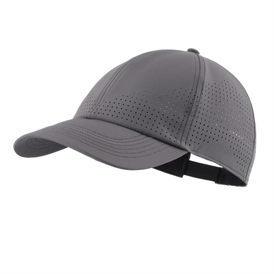 Toptan Alım Alım 6 Panel Unisex Lazer Perforasyonlu Su geçirmez Beyzbol Golf Şapka Şapkalar Spor Şapkalar
