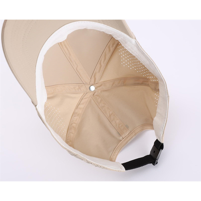 Toptan Alım Alım 6 Panel Unisex Lazer Perforasyonlu Su geçirmez Beyzbol Golf Şapka Şapkalar Spor Şapkalar