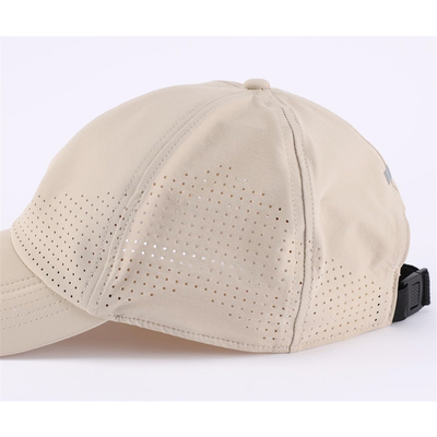 Toptan Alım Alım 6 Panel Unisex Lazer Perforasyonlu Su geçirmez Beyzbol Golf Şapka Şapkalar Spor Şapkalar