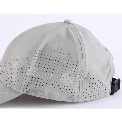 Toptan Alım Alım 6 Panel Unisex Lazer Perforasyonlu Su geçirmez Beyzbol Golf Şapka Şapkalar Spor Şapkalar
