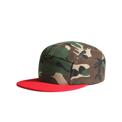 Dışarısı Camo Blank 5 Panel Kamp Şapkası Kamuflaj Gorras Toptan Satış Erkekler Kadınlar için Camper Şapkası