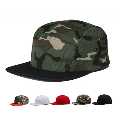 Dışarısı Camo Blank 5 Panel Kamp Şapkası Kamuflaj Gorras Toptan Satış Erkekler Kadınlar için Camper Şapkası