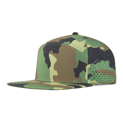 Özel Snapback Şapka Düzenlenebilir Performans Lazer Kesme Deliği Perforasyonlu Snapback Şapka