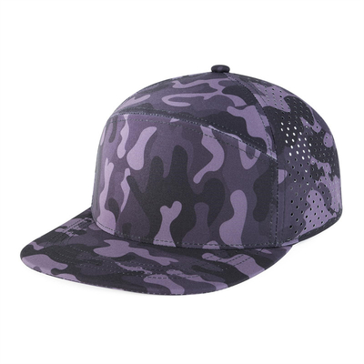 Özel Snapback Şapka Düzenlenebilir Performans Lazer Kesme Deliği Perforasyonlu Snapback Şapka
