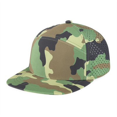 Özel Snapback Şapka Düzenlenebilir Performans Lazer Kesme Deliği Perforasyonlu Snapback Şapka