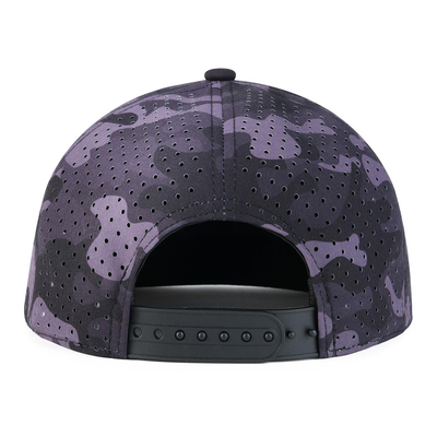 Özel Snapback Şapka Düzenlenebilir Performans Lazer Kesme Deliği Perforasyonlu Snapback Şapka