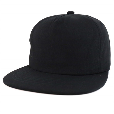 Özelleştirilmiş Plain 5 Panel Snapback Kapak Düzenlenebilir Yapılandırılmamış Snapback Şapka Toptan