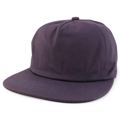 Özelleştirilmiş Plain 5 Panel Snapback Kapak Düzenlenebilir Yapılandırılmamış Snapback Şapka Toptan