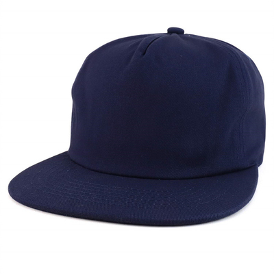 Özelleştirilmiş Plain 5 Panel Snapback Kapak Düzenlenebilir Yapılandırılmamış Snapback Şapka Toptan