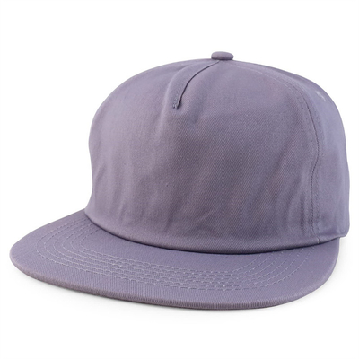 Özelleştirilmiş Plain 5 Panel Snapback Kapak Düzenlenebilir Yapılandırılmamış Snapback Şapka Toptan