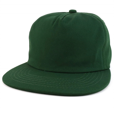 Özelleştirilmiş Plain 5 Panel Snapback Kapak Düzenlenebilir Yapılandırılmamış Snapback Şapka Toptan