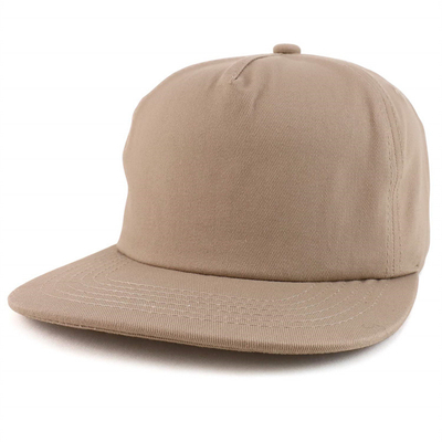 Özelleştirilmiş Plain 5 Panel Snapback Kapak Düzenlenebilir Yapılandırılmamış Snapback Şapka Toptan