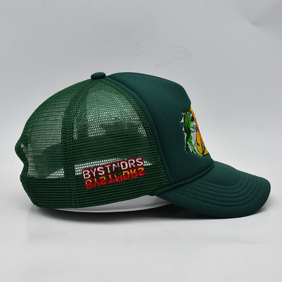 Özel nakış 5 panel köpüklü kamyon şapkaları Logo ile yüksek kaliteli ip kamyon şapkası