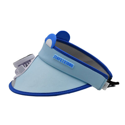 Toptan Kore Sevimli Küçük Ayı Çocuk Güneş Enerjili Fan Şapka Özel Açık Hava Erkek Çocuk Kız Güneşlik Karikatür Geniş Kenarlı Siperlik Şapka