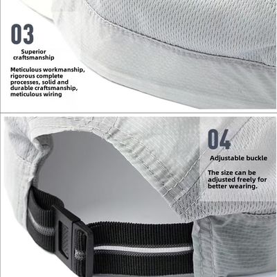 Yapılandırılmamış Düzenlenebilir Spor Şapkası Erkekler ve Kadınlar için Özel Hafif Koşu Şapkası