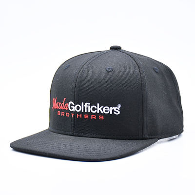 Özel nakış Logo Düz Kenar Spor Hip Hop Snapback Şapka Erkekler için Beyzbol Şapkası