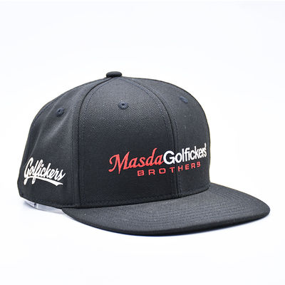 Özel nakış Logo Düz Kenar Spor Hip Hop Snapback Şapka Erkekler için Beyzbol Şapkası