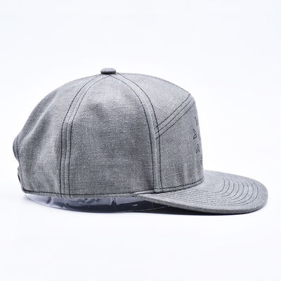 Özel 7 Panelli Snapback Şapka Nakışlı Yapılandırılmış Gorras düz siperli Snapback Şapka