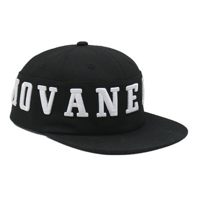 Yüksek Kaliteli 6 Panelli Düz Siperli Hip Hop Şapka Snapback Şapka Özel 3D Nakışlı Snapback Şapka Tedarikçisi