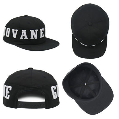 Yüksek Kaliteli 6 Panelli Düz Siperli Hip Hop Şapka Snapback Şapka Özel 3D Nakışlı Snapback Şapka Tedarikçisi