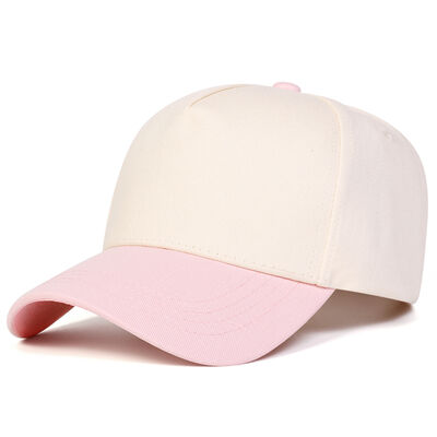 Wholesale Custom Unisex Adjustable Baseball Caps for Outdoor Sports Spring Autumn Lightweight 5 Panel Color Blocked Hats