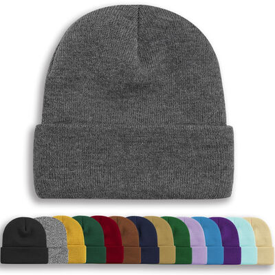 oem odm tasarım siyah boş bere özel kafatası şapkası örgü bere kışlık şapka