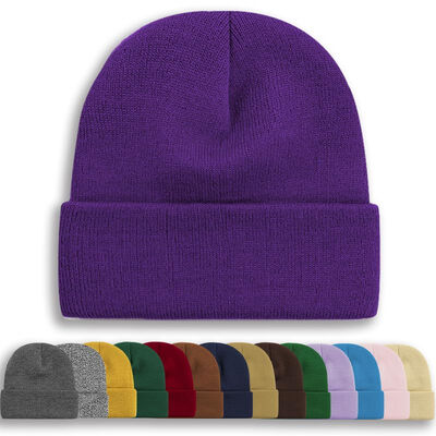 oem odm tasarım siyah boş bere özel kafatası şapkası örgü bere kışlık şapka