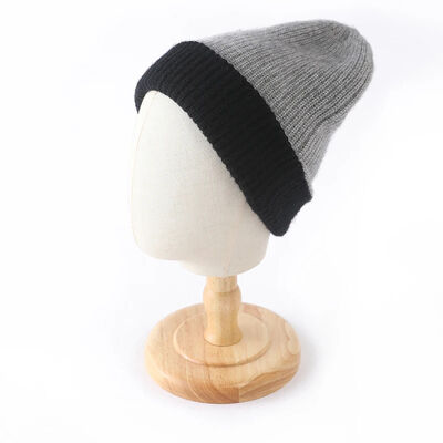 Özel Beanie Üreticileri OEM Manşet Katlı Kış Şapkası örgü şapka nakış logosu