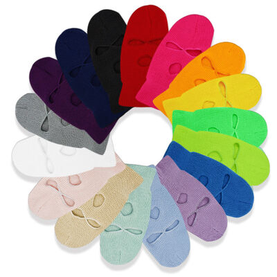 3-Delikli Şapka Tricked Full Face Ski Mask Kış Balaclava Sıcak Tricked Full Face Mask Açık Hava Sporları Cadılar Bayramı Hediyesi