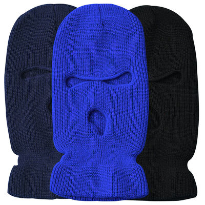 3-Delikli Şapka Tricked Full Face Ski Mask Kış Balaclava Sıcak Tricked Full Face Mask Açık Hava Sporları Cadılar Bayramı Hediyesi