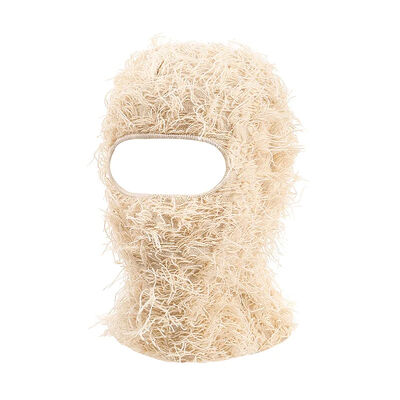 Distressed Balaclava Ski Mask Custom Full Face Knitted Balaclava Windproof Cool Ski Mask for Cold Weather Camo Knitted Face Mask