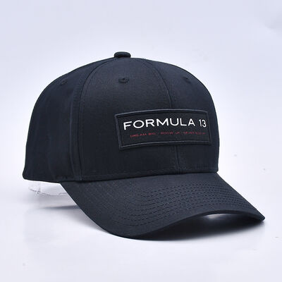 Altı panelli beyzbol şapkasını özelleştirin Hafif yapı ve ayarlanabilir uygunlukla Ticaret Fuarı hediyeler için uygundur