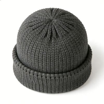 Kış sıcaklığı ve stili için yüksek kaliteli akrilik ile özel logo Unisex örgü şapka