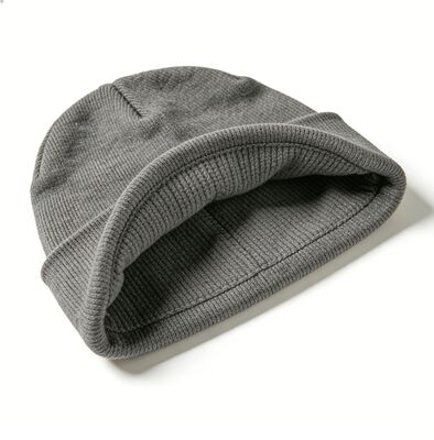 Özel Tasarım Seçenekleri Kış ve Kurumsal Marka için Hafif Nefes Alıcı Merino Beanie Şapkası