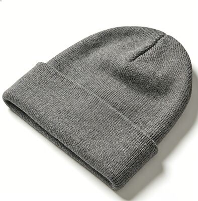 Özel Tasarım Seçenekleri Kış ve Kurumsal Marka için Hafif Nefes Alıcı Merino Beanie Şapkası