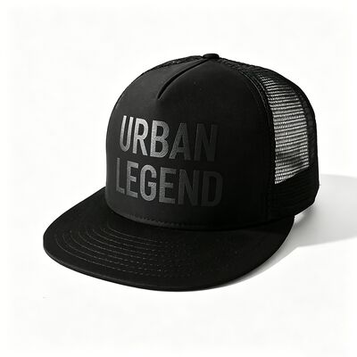 Screen Printing Logo 5 Panel Trucker Cap Unisex Comfortable Fit Ideal All Season Adjustable Lightweight Headwear