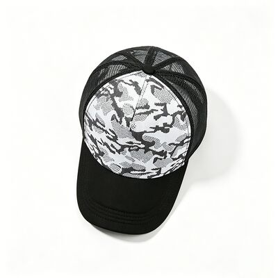 Yüksek profilli kamyoncu şapkası ayarlanabilir snapback nefes alıcı ağ tasarımı tüm mevsim açık hava ve iç mekan faaliyetleri için mükemmel